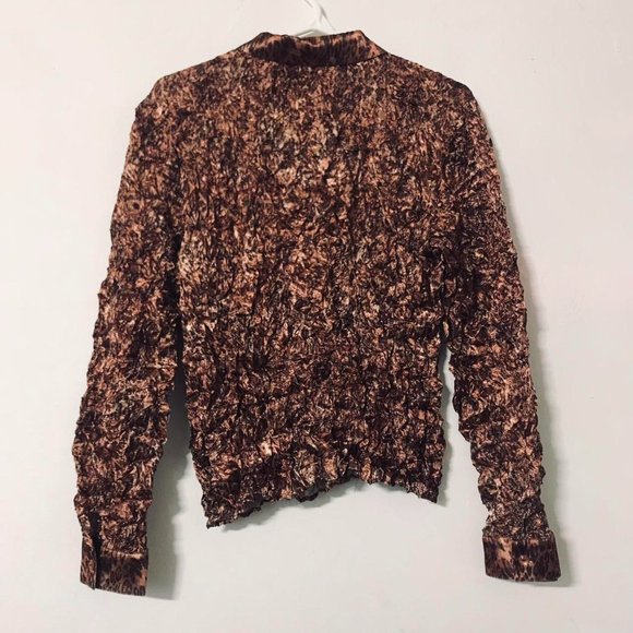 Simon Chang leopard print blouse - Picture 4 of 4